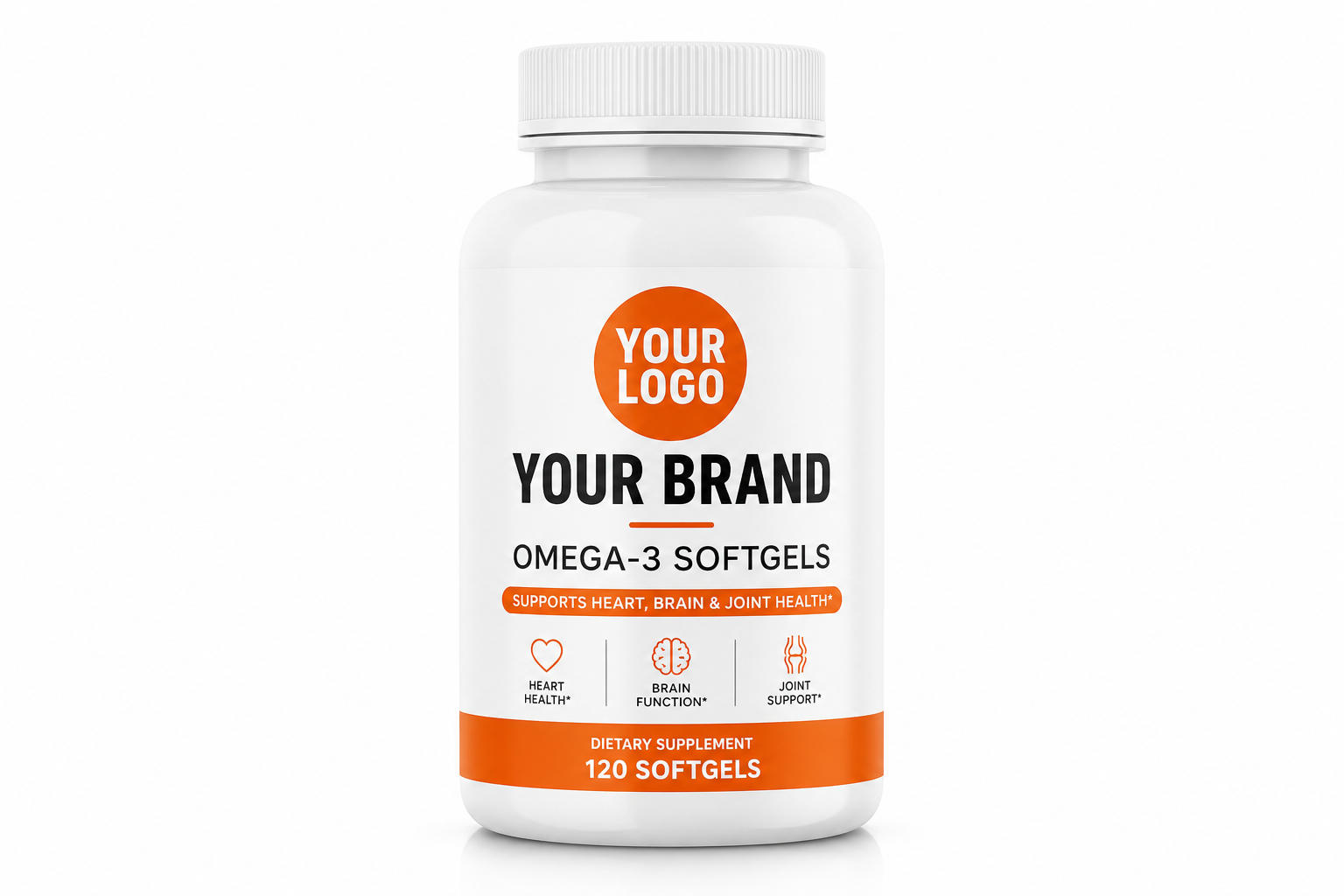 Softgel capsule bottle for softgel fulfillment